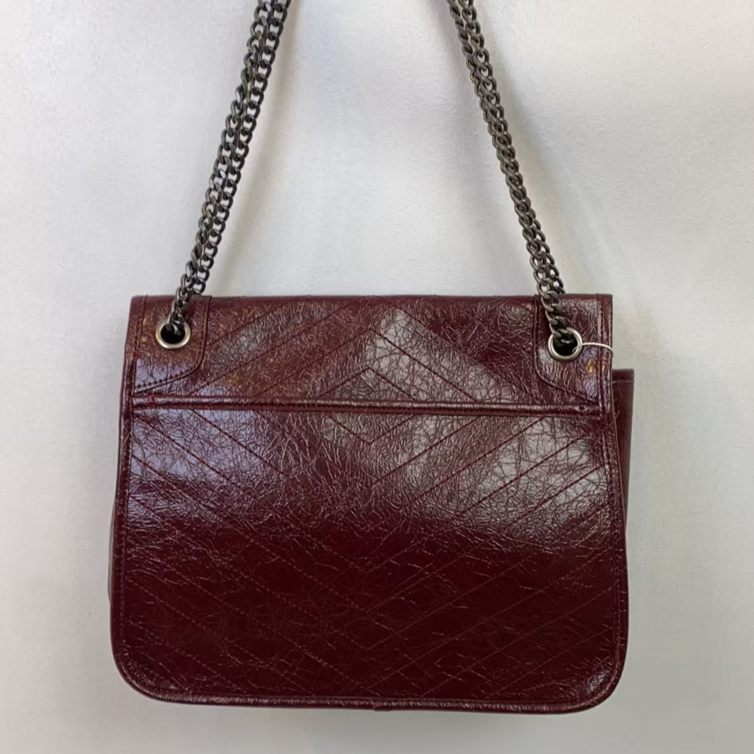 简约百搭高级感2025新大容量女包H6004红