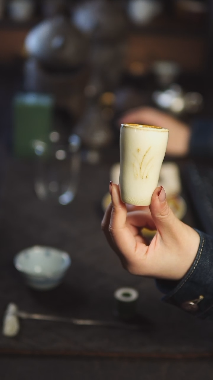 【闪购商品】云龙手作 铁绘兰花杯