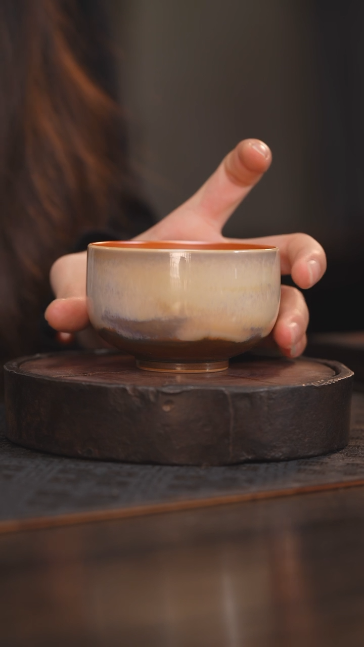 【闪购商品】杯62柴房陶瓷丨金红窑变单杯