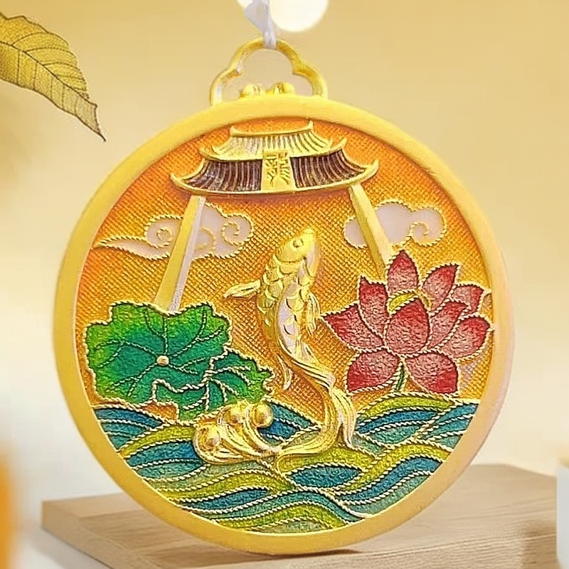 合金吊坠 合金吊坠 鲤鱼跃龙门经典古法吊坠气质男女同款