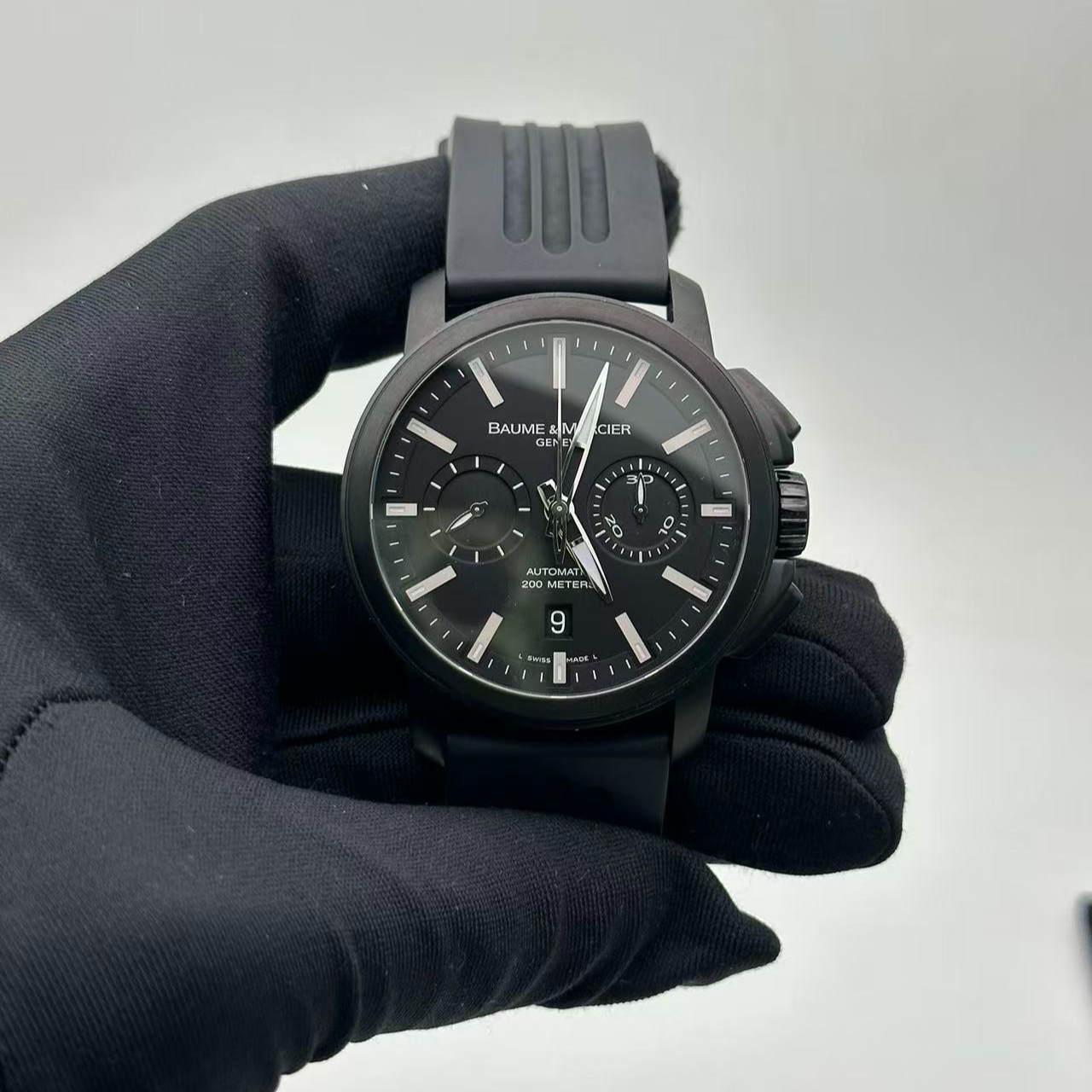 95新 Baume et Mercier/名士  自动 精钢 44MM 专柜价48300