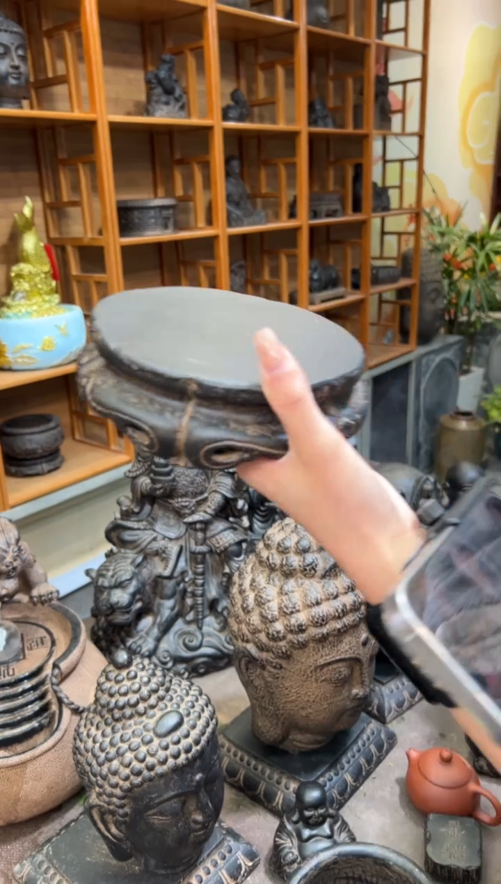 陶土【火山泥】金箍坛底座