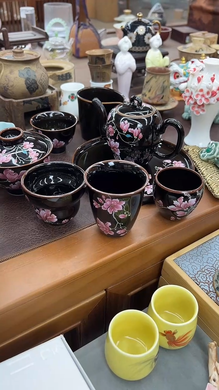 【闪购商品】乌金釉大全套（八件）