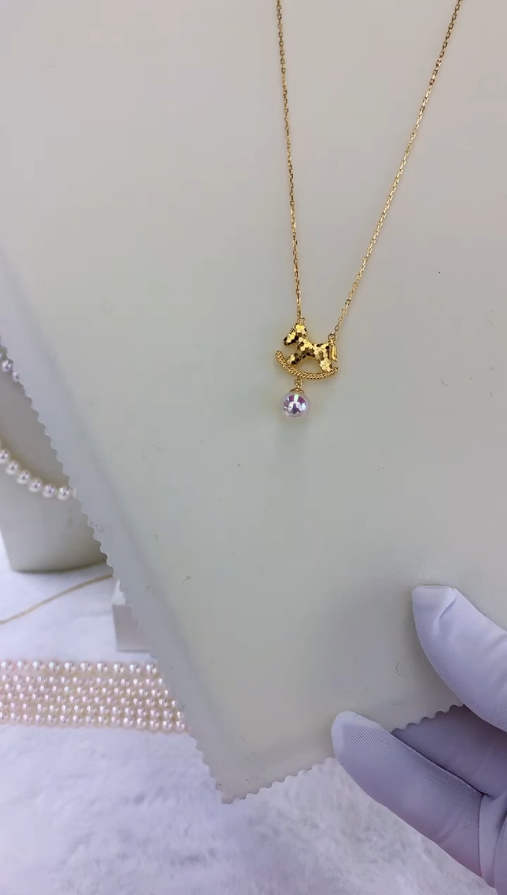 银S925镶嵌饰品海水珍珠设计款套链