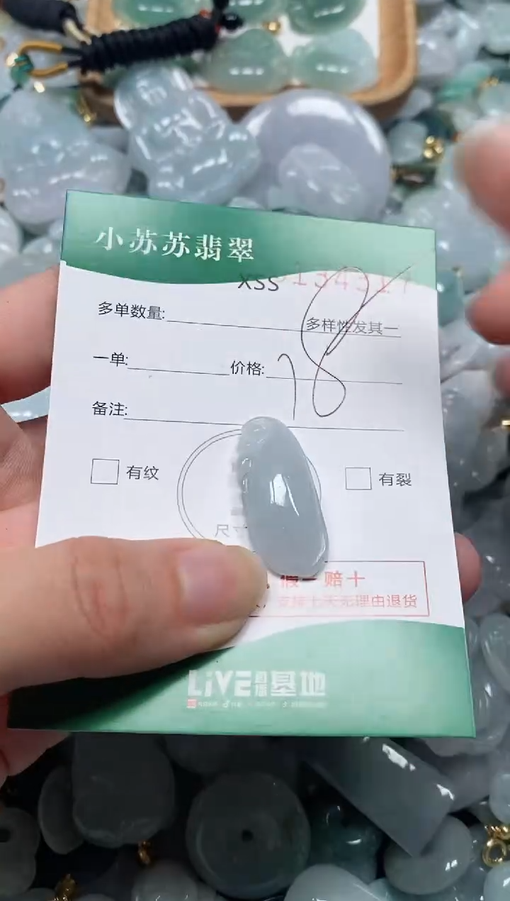 【闪购商品】翡翠颈饰未镶嵌闪购商品0134317