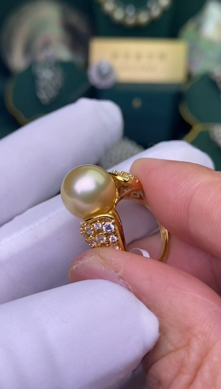 【闪购商品】海水珍珠手绳银S925镶嵌11-12