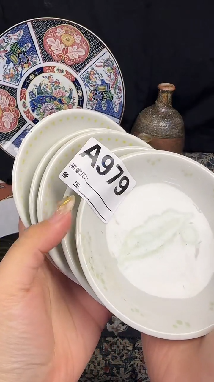 瓷片瓜*姐陶瓷5只979