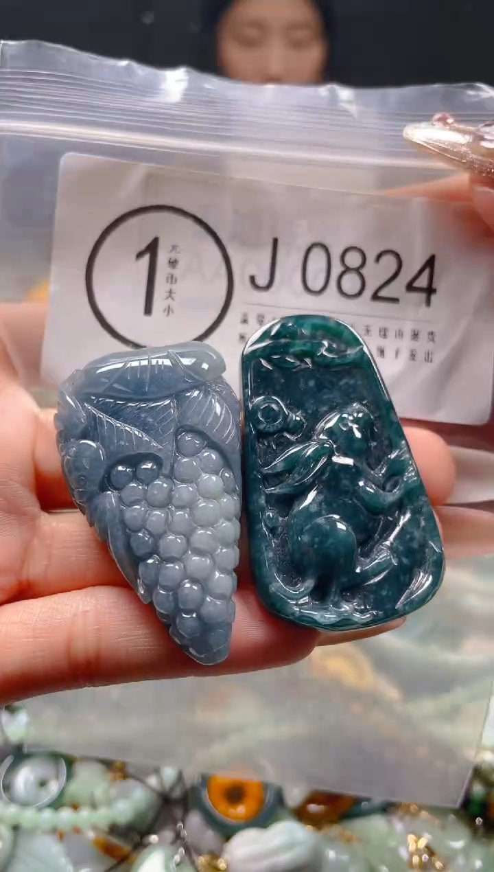 【闪购商品】翡翠颈饰未镶嵌/J/翡翠A货一图一物
