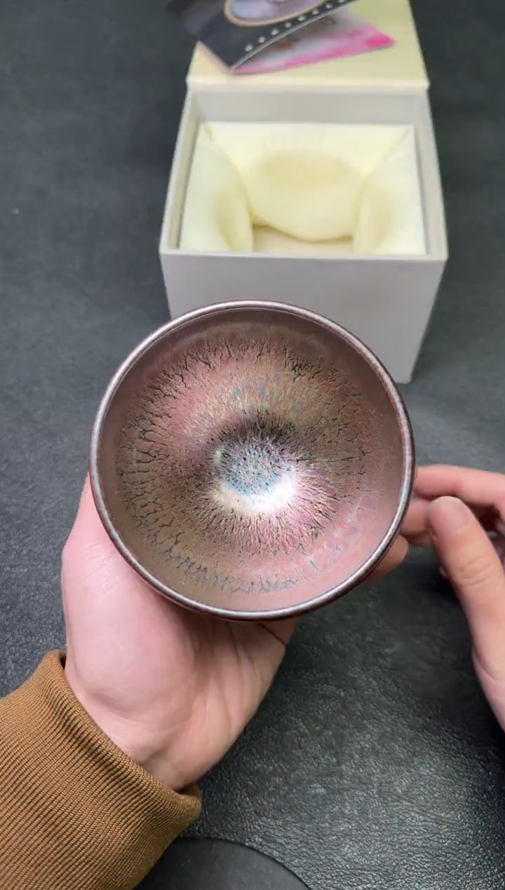 【闪购商品】茶盏8紫霞仙子茗瓷茶器