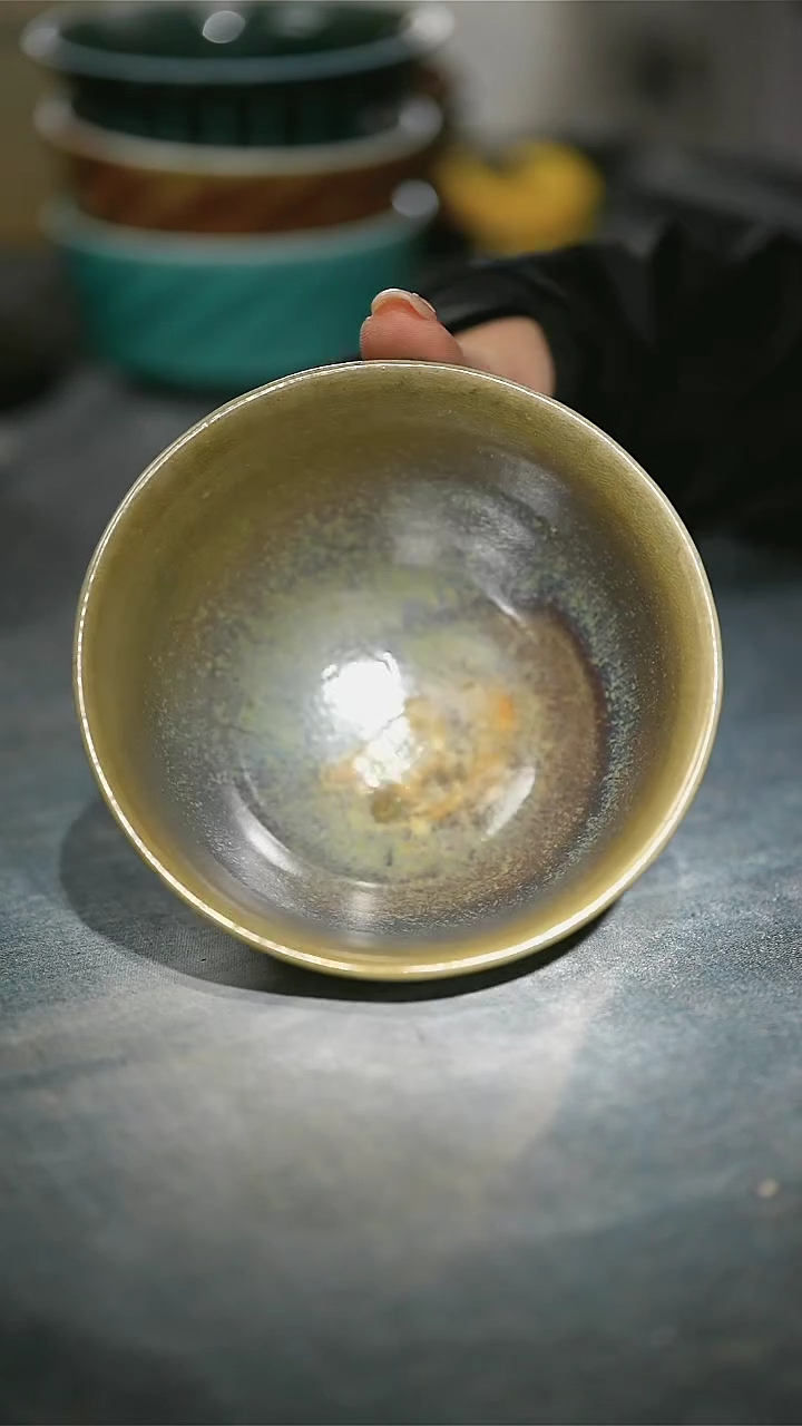 【闪购商品】碗浪鬼柴烧釉绘柴烧