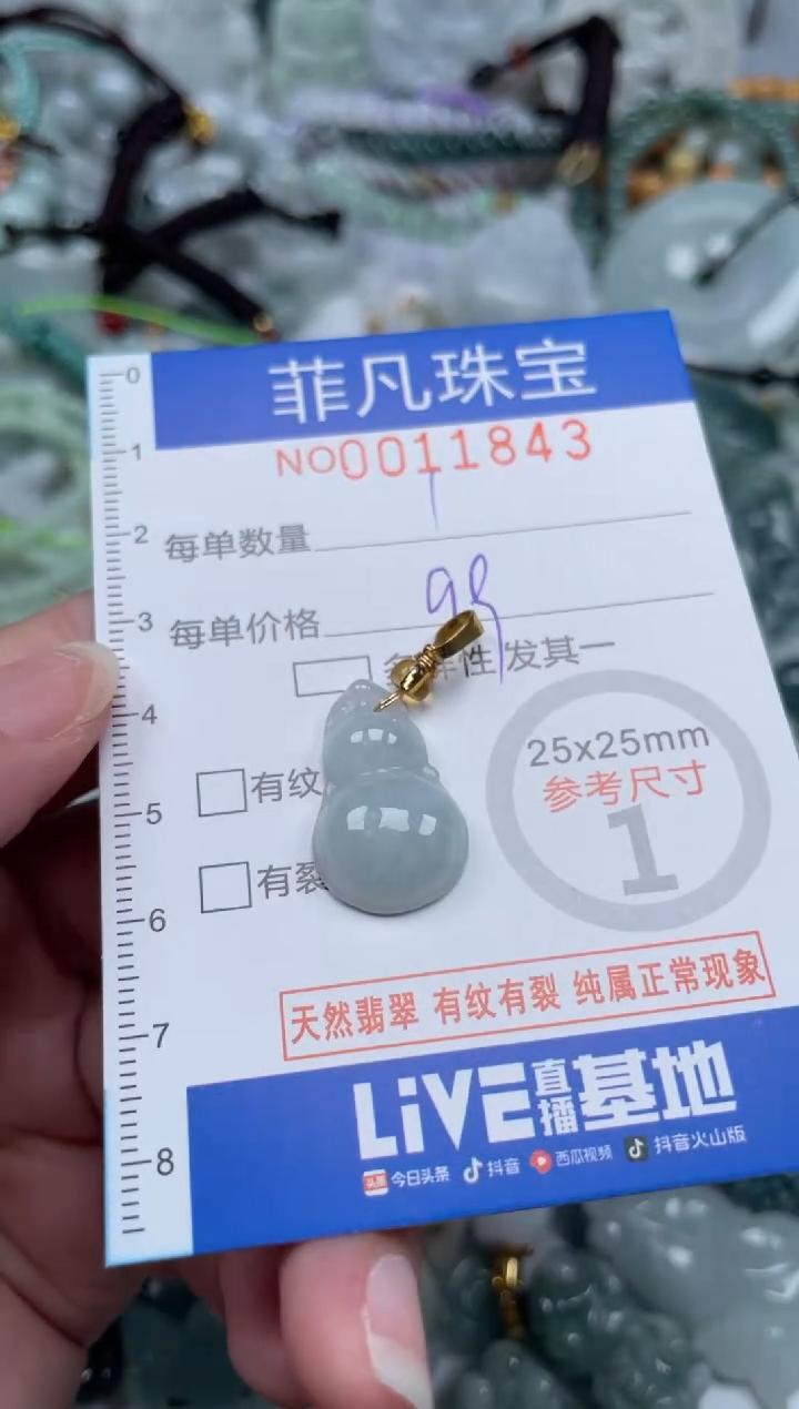 颈饰未镶嵌翡翠11843
