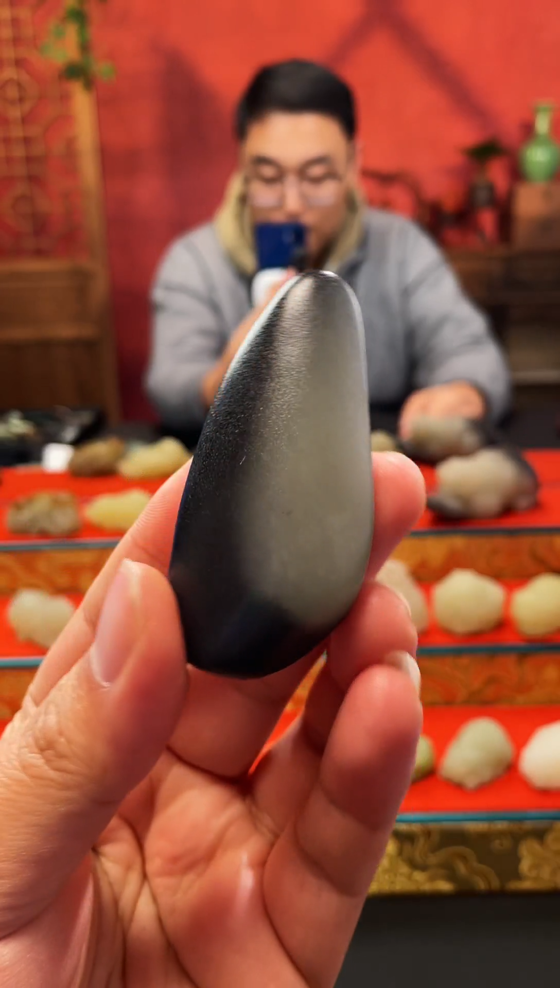 未镶嵌和田玉把件手把