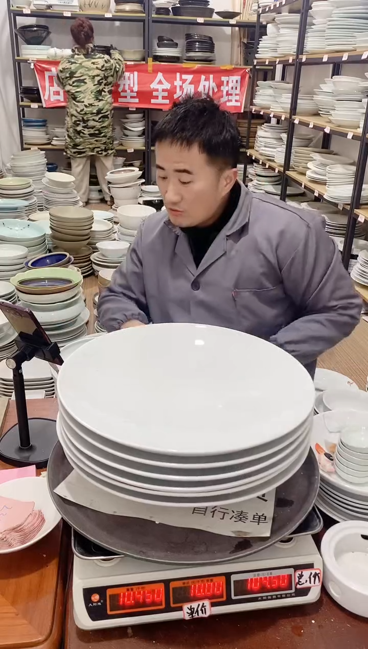 【闪购商品】盘235号链接景德镇酒店陶瓷瑕疵处理