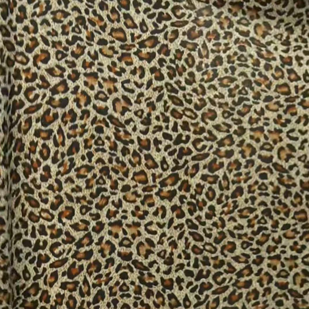 小豹点针织弹力时尚时装面料（不支持7天无理由）