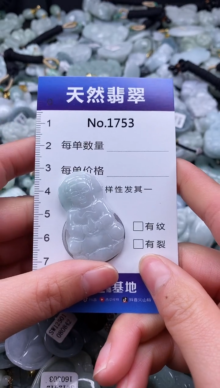 【闪购商品】翡翠颈饰未镶嵌缅甸A货翡翠1753