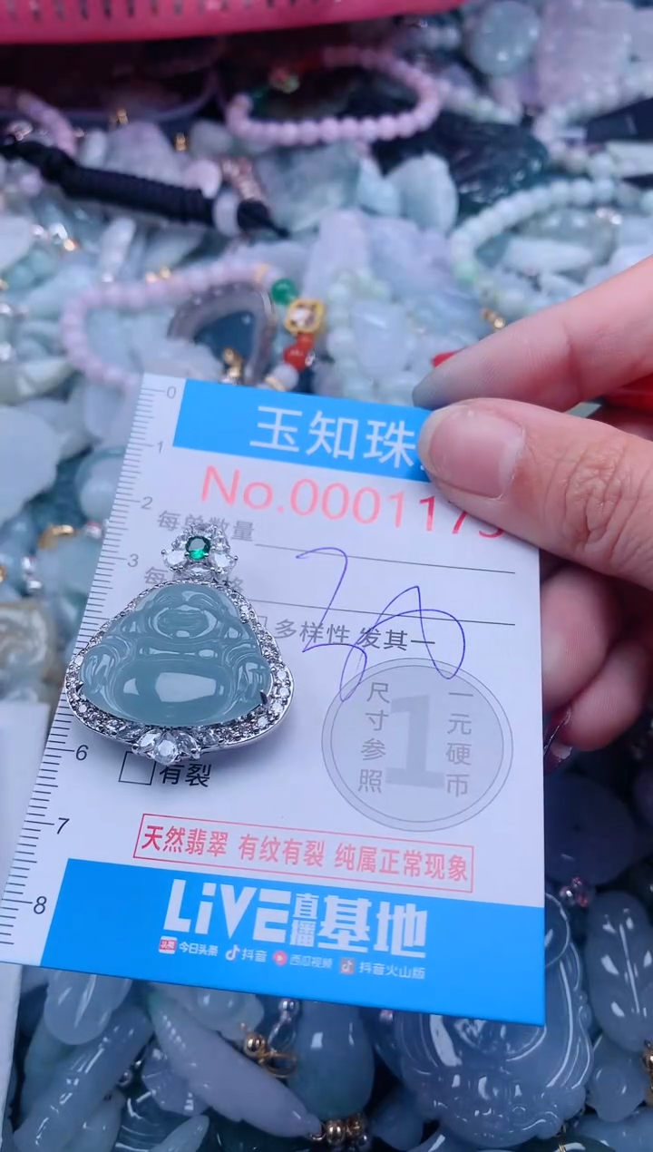 【闪购商品】翡翠吊坠(不含链)未镶嵌1173