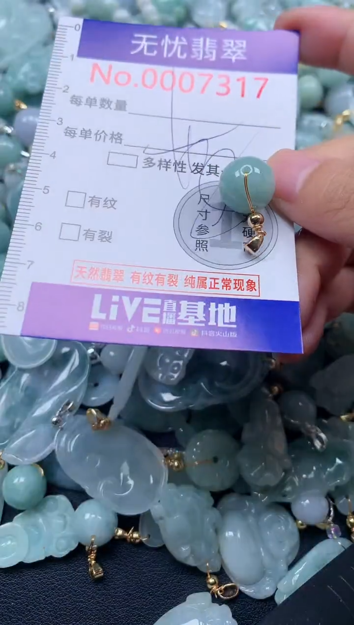 颈饰未镶嵌翡翠7317