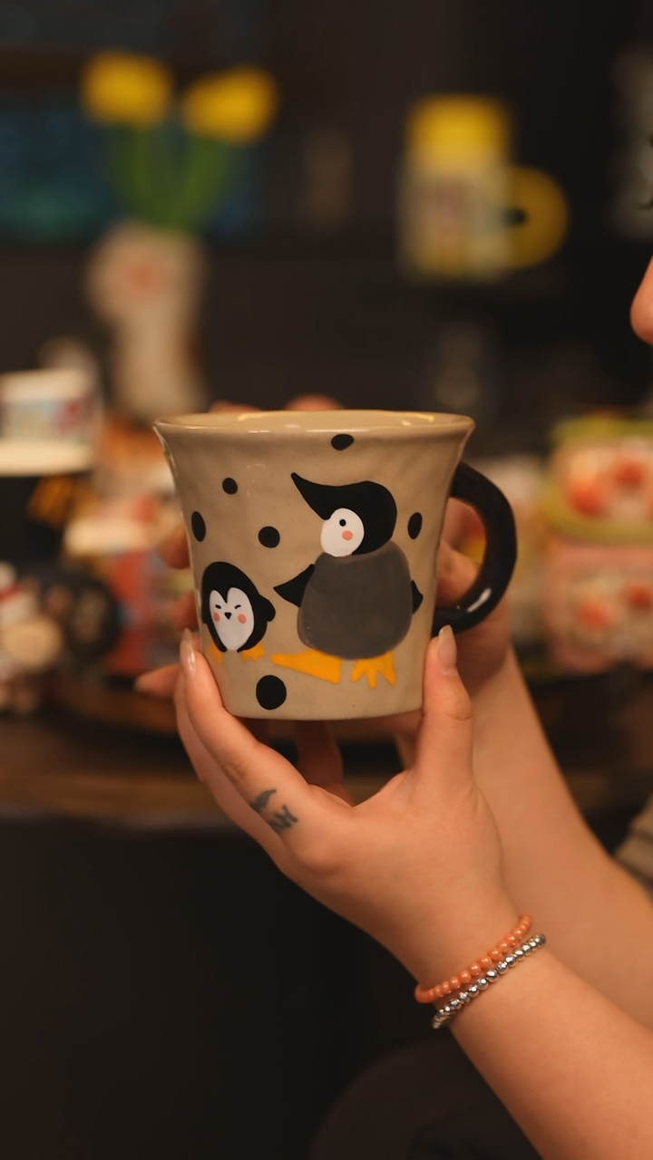 【闪购商品】摆件景德镇釉下彩绘设计师款陶瓷
