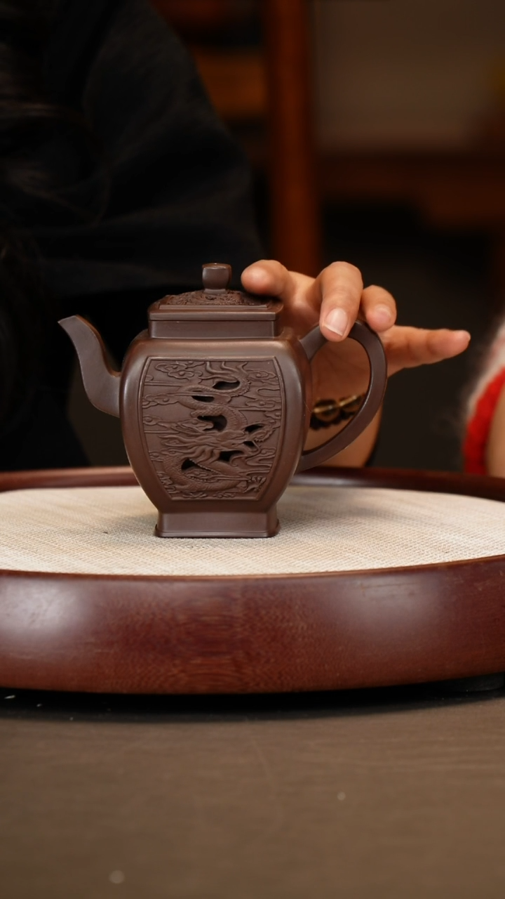 【闪购商品】紫砂茶壶【杨军保】镂空 宫灯 280cc