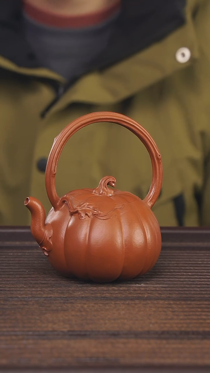 【闪购商品】紫砂茶壶180cc顾氏手工紫砂