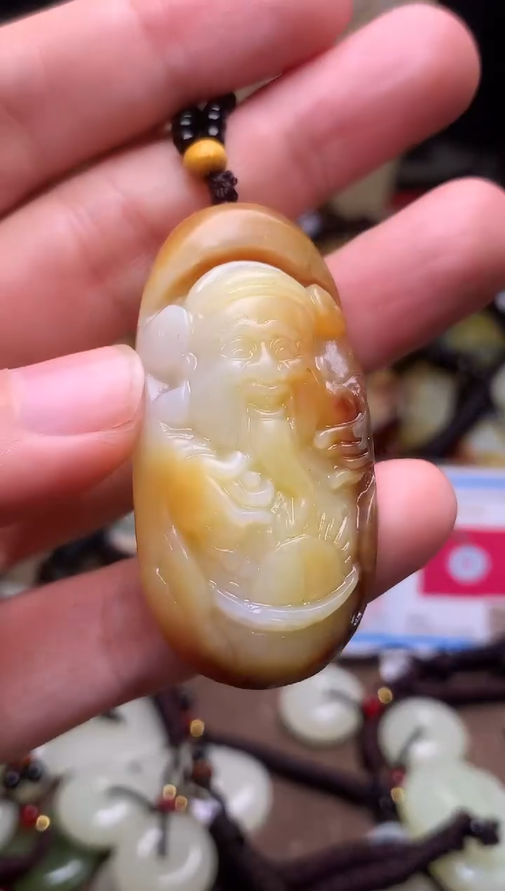 颈饰未镶嵌和田玉新疆料青海料清水和田玉吊坠