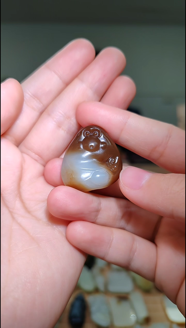 【闪购商品】和田玉挂件未镶嵌新疆和田玉且末料猴挂件