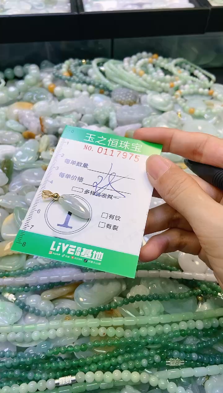 翡翠未镶嵌颈饰闪购0117975