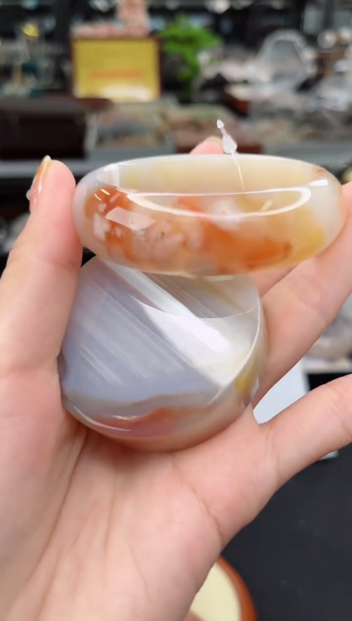 【闪购商品】石英质玉手镯未镶嵌53圈口（赠品镯心）3569033