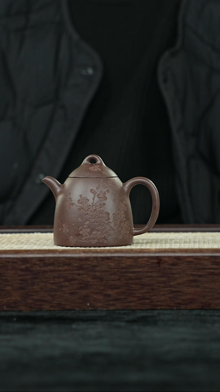 【闪购商品】紫砂茶壶@@EF15865金秀芳秦权刻绘