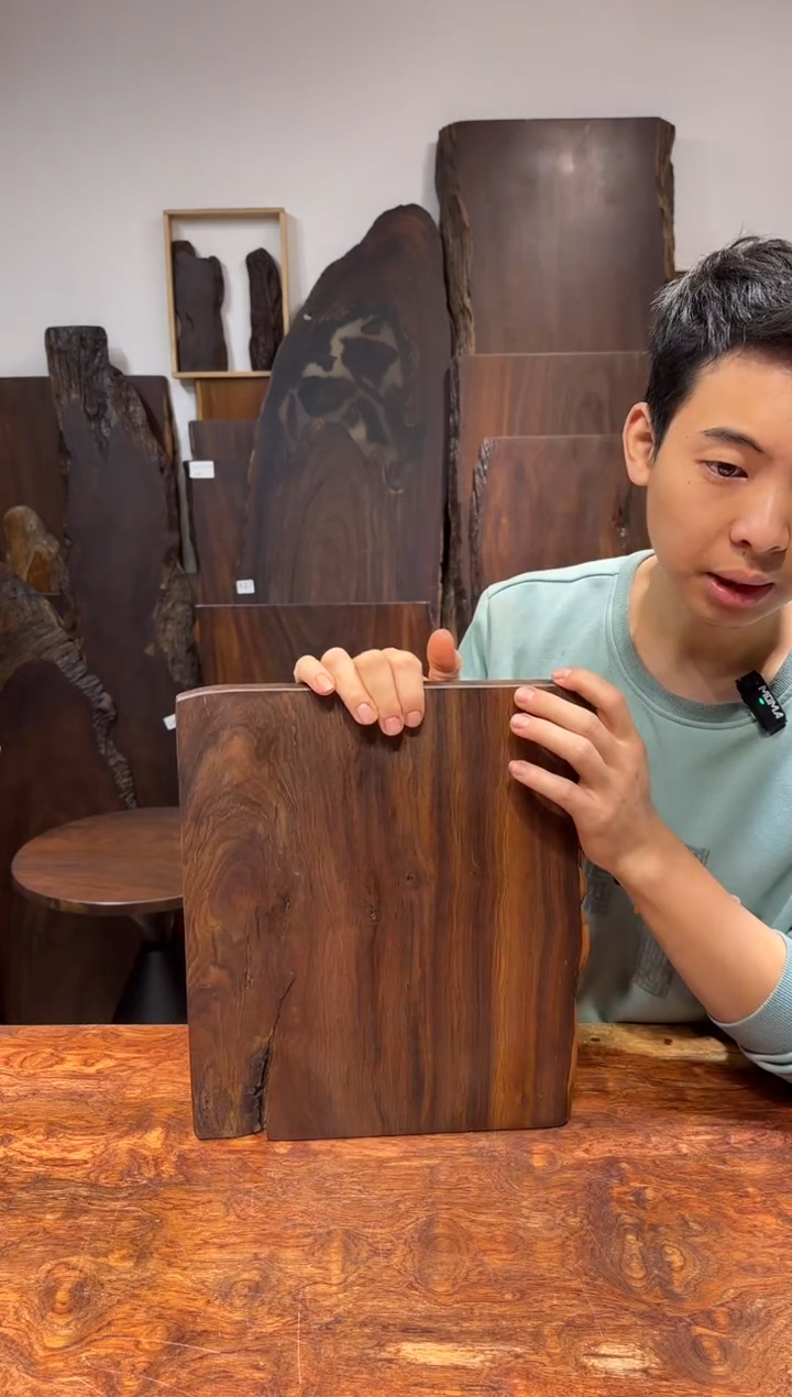 风车木（黑檀木）尺寸35*30*2编号049