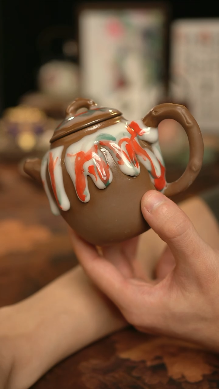 摩吉陶陶闪拍链接 流油岩泥壶