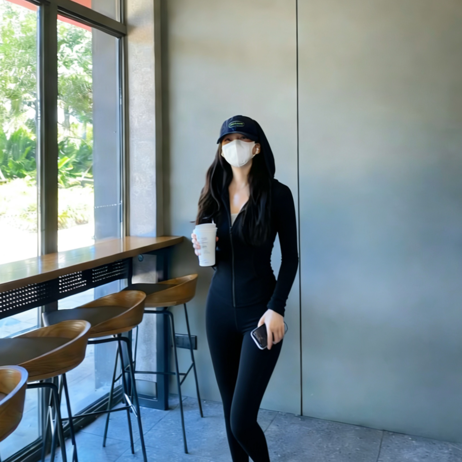 【带帽款瑜伽服】运动弹力百搭显瘦修身速干瑜伽上衣2