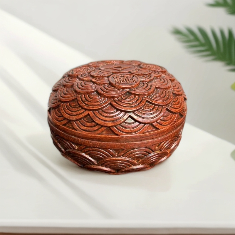 聚宝盒手把件烟盒家居工艺品摆件