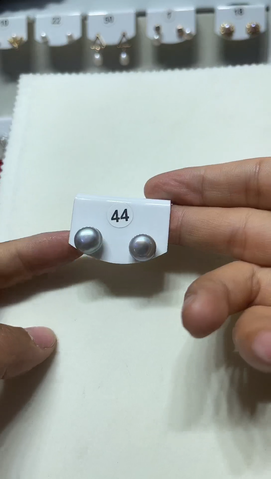 未镶嵌淡水珍珠耳饰珍珠耳饰
