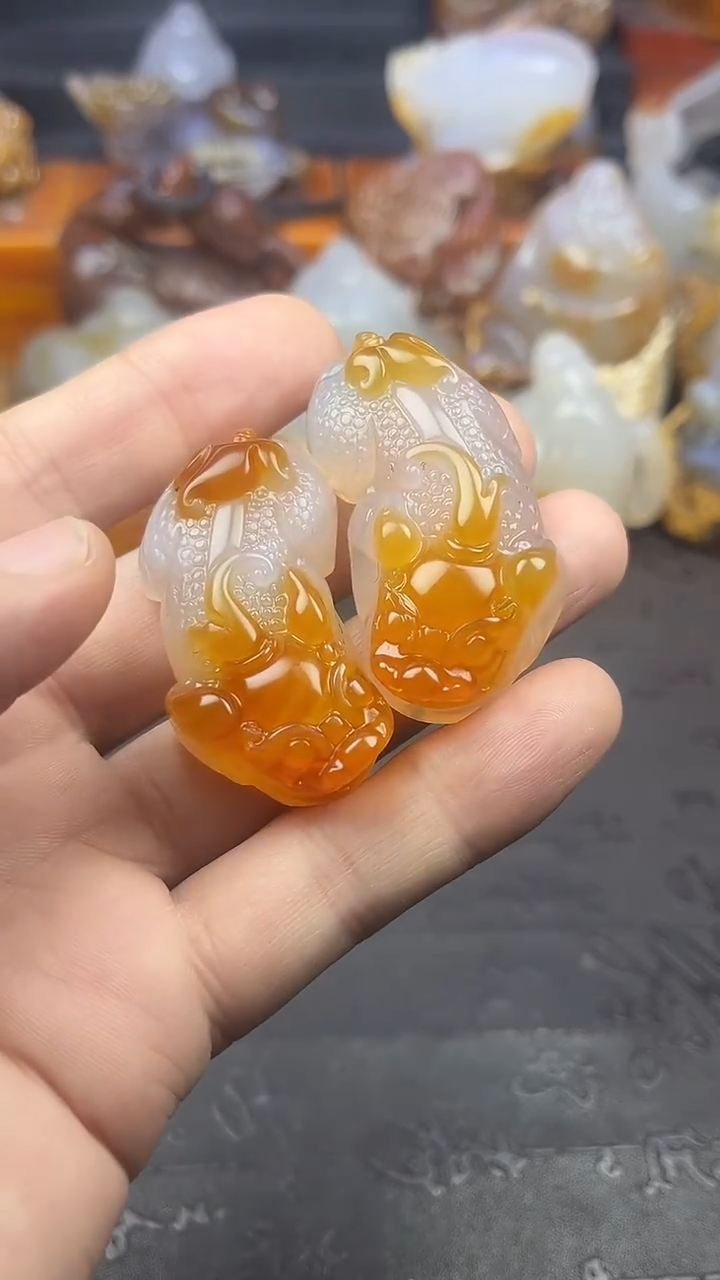 【闪购商品】玛瑙/玉髓吊坠未镶嵌1