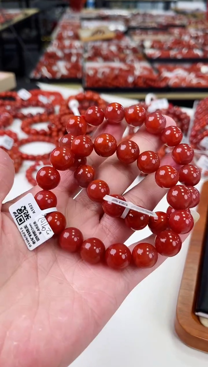 【闪购商品】南红玛瑙瓦西手串12+未镶嵌（多样式发其一）