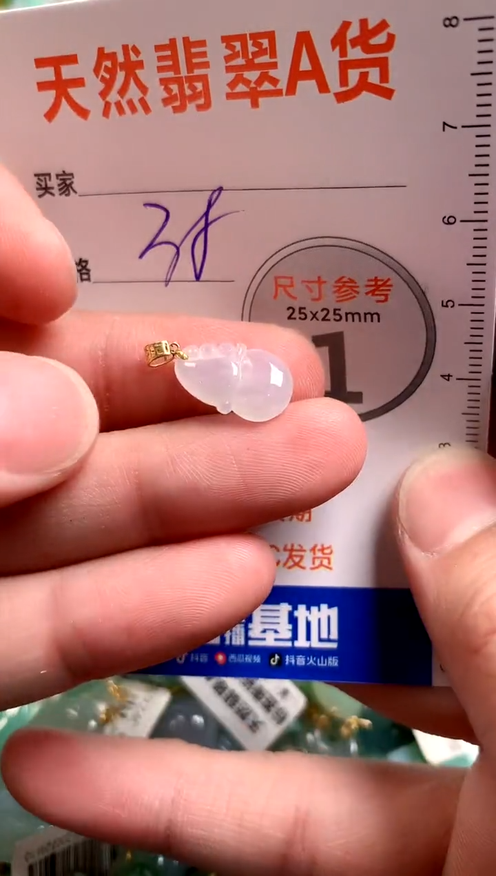 【闪购商品】翡翠颈饰18K金镶嵌13002686