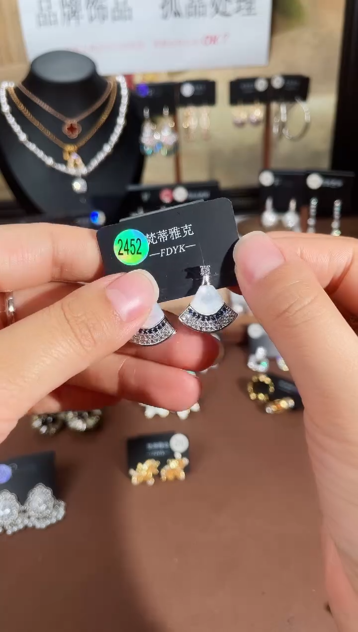 合金925银锆石梵2452