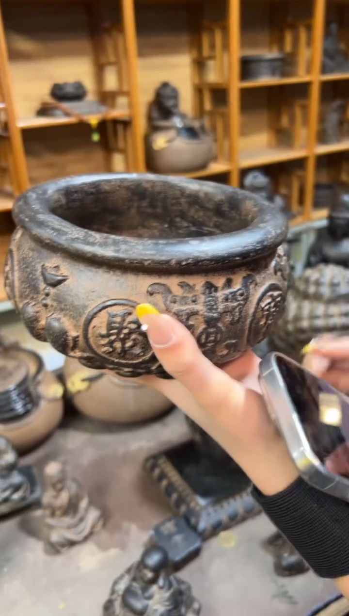 陶土【火山泥】聚宝盆