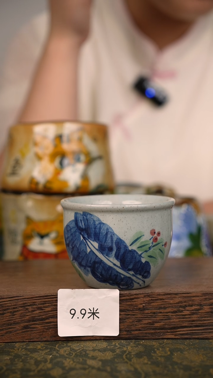 摆件泥垚手作 景德镇手工手绘器物