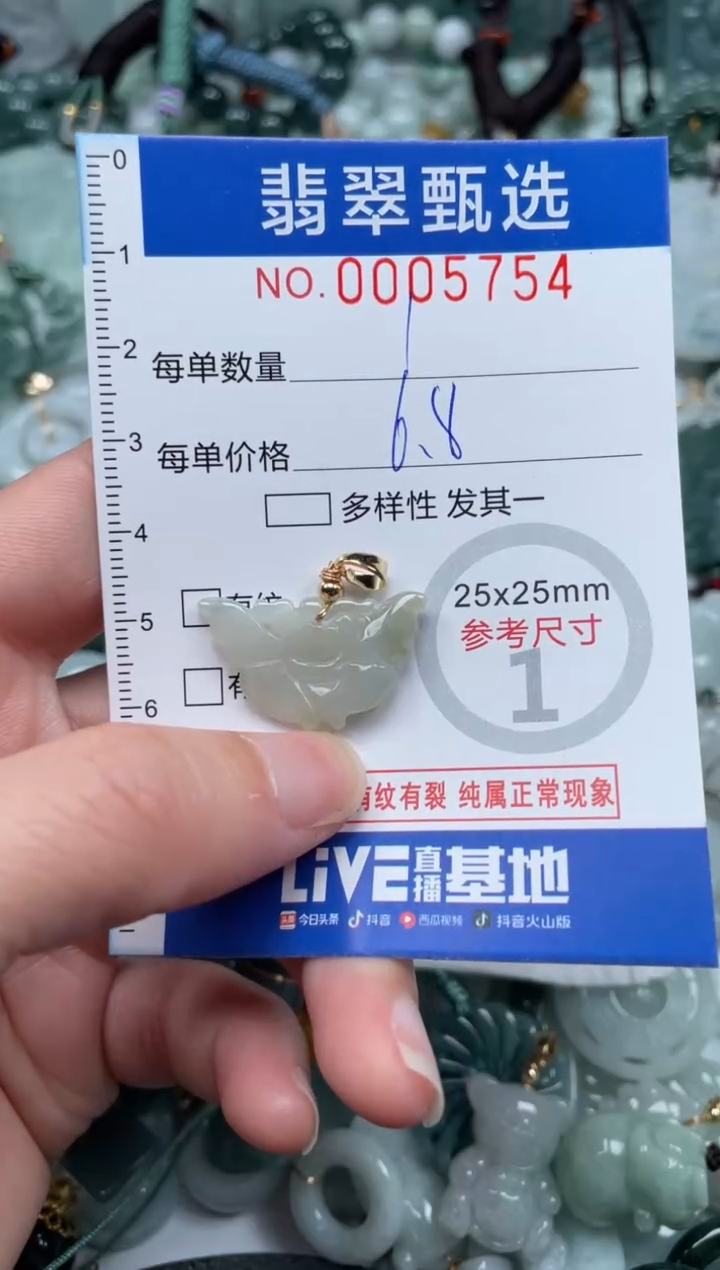 【闪购商品】翡翠颈饰未镶嵌00..5754
