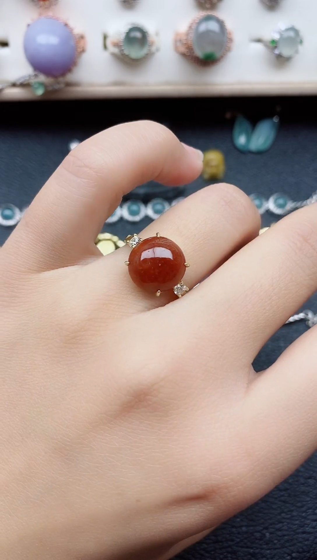 【闪购商品】翡翠戒指银S925镶嵌11111