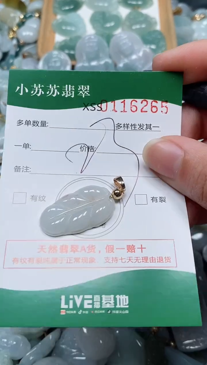 【闪购商品】翡翠颈饰未镶嵌闪购商品0116265