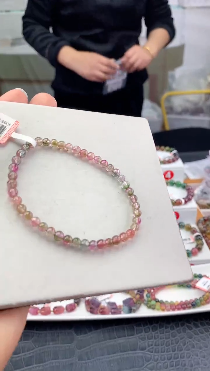 未镶嵌手串碧玺多样性发一条