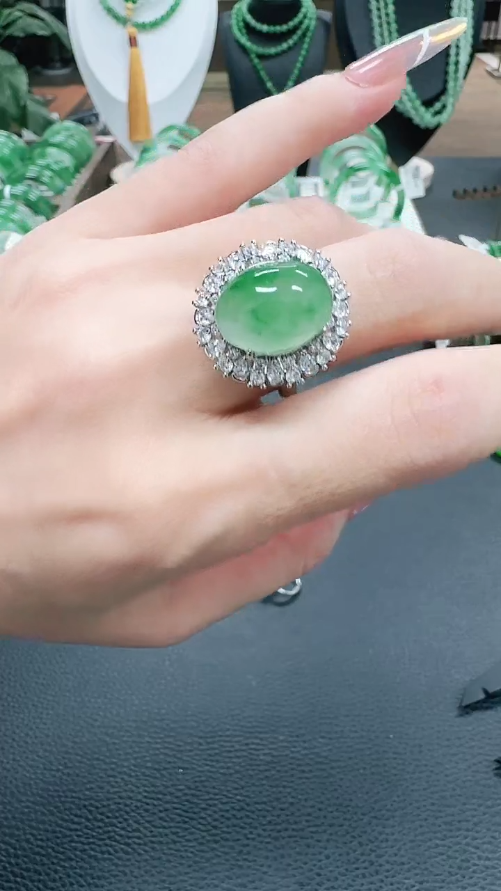 未镶嵌1石英质玉（非洲翠）1101