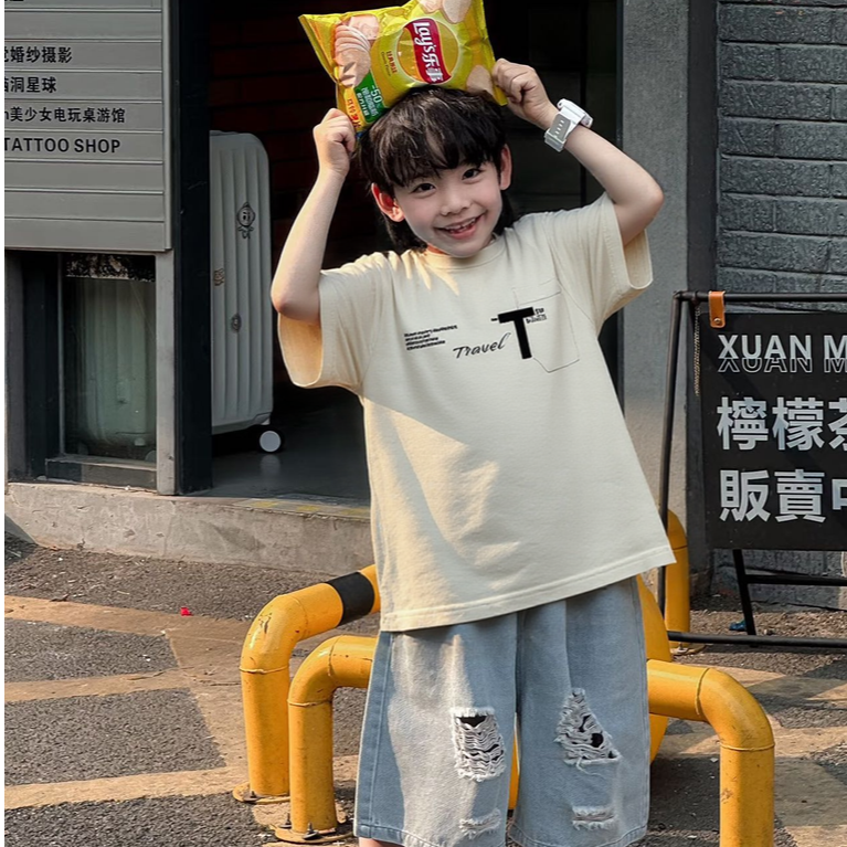 10267高端专享夏款短袖杏色（斯）