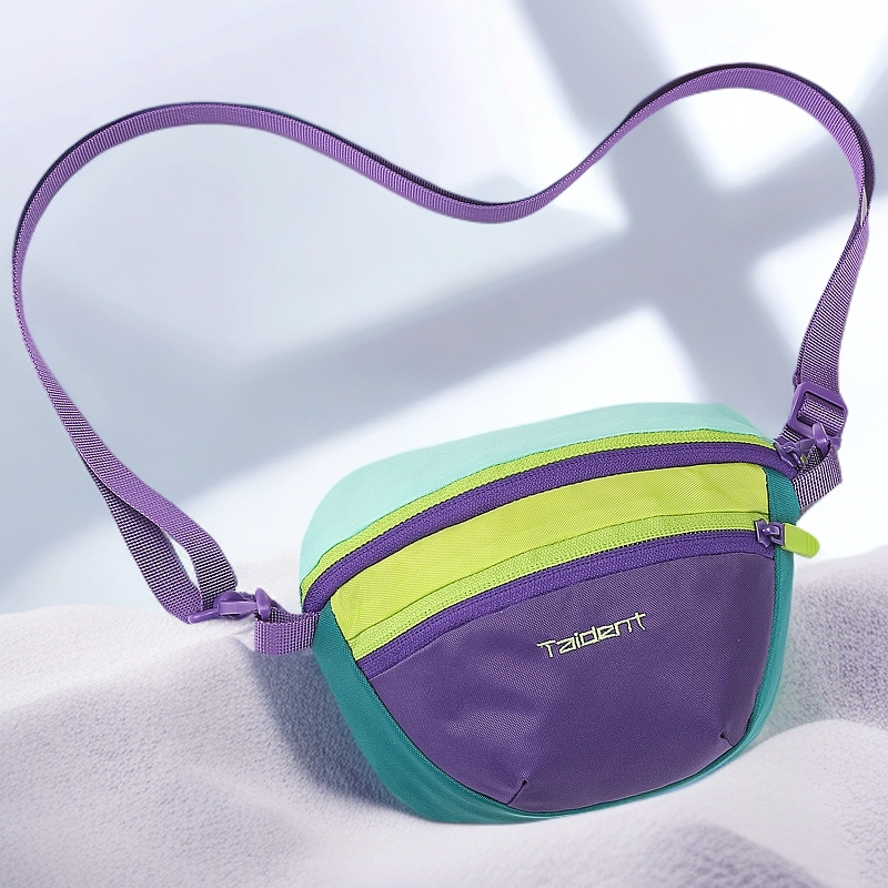 时尚百搭小包包户外休闲撞色女士斜跨胸潮流多潮牌斜挎包