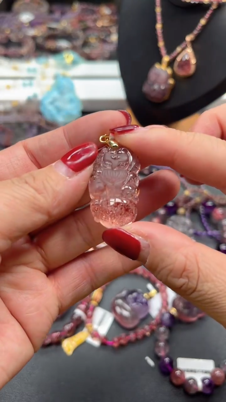 【闪购商品】水晶颈饰未镶嵌【百晶灵儿】天然定制款