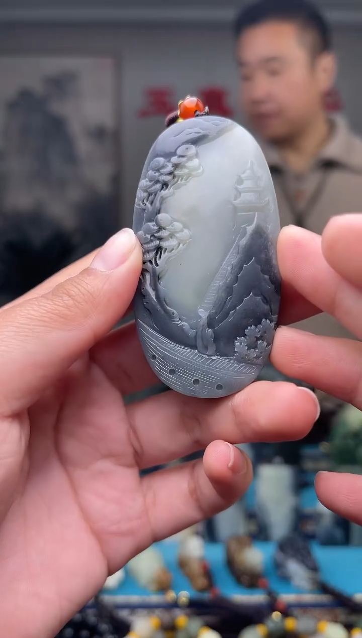 未镶嵌和田玉挂件1