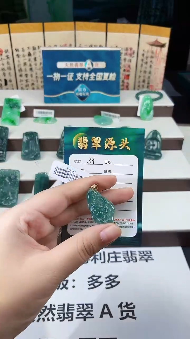 翡翠未镶嵌颈饰DLZ25073039